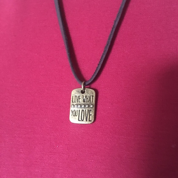 Multiwear necklace/choker/bracelet with charm - Picture 2 of 2