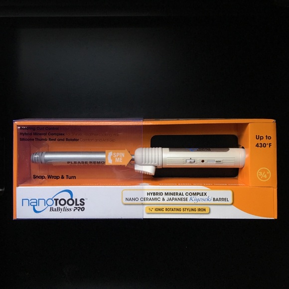 Babyliss pro 3/4" ionic rotating styling iron