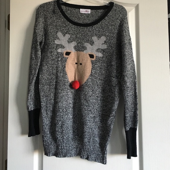 Rudolph ugly xmas sweater