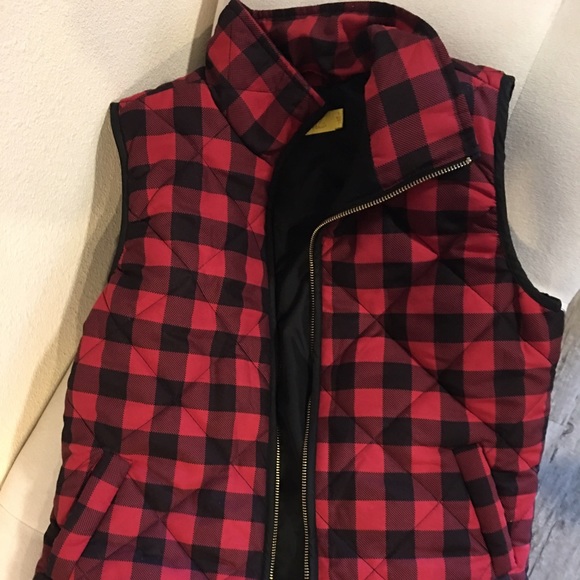 Black & Red Vest
