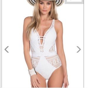 Becca Black one piece swim