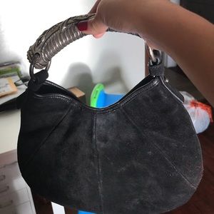 Ysl suede clutch.100% Authentic