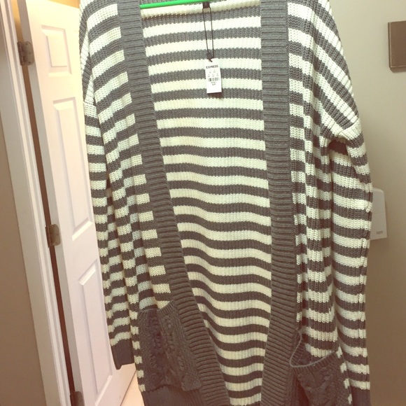 Striped cardigan sweater for sale NEVER WORN