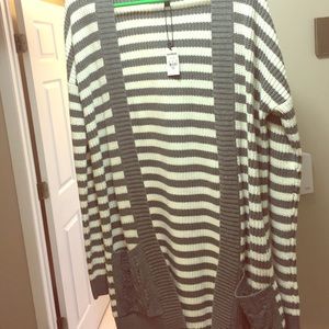 Striped cardigan sweater for sale NEVER WORN
