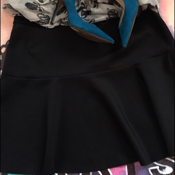 Black Skater Skirt