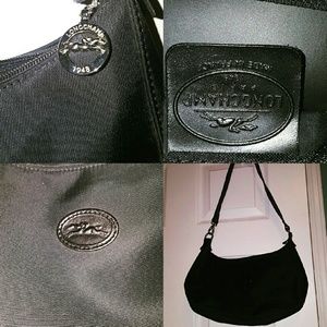 Longchamp Handbags - LONGCHAMP BLACK VINTAGE NYLON BAG Longchamp Handbags - LONGCHAMP BLACK VINTAGE NYLON BAG