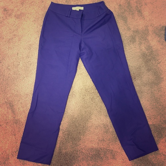 Ann Taylor LOFT pants. Purple/Blueish color.