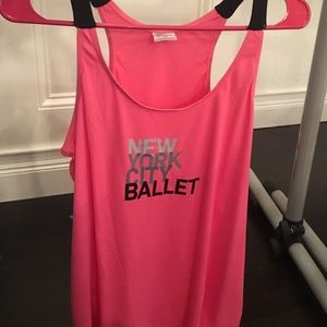 NWT ADULT pink NYC BALLET TANK!
