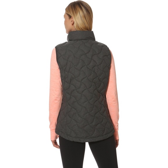 Heather Gray Down Vest - Picture 3 of 3