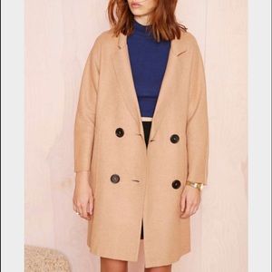Deconstructed Camel Coat