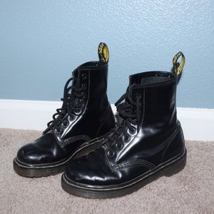 Dr. Marten leather combat boots