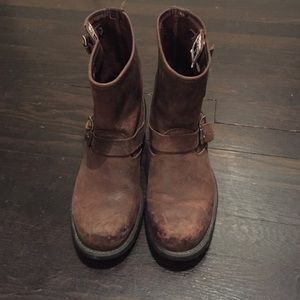 Calf high frye boots