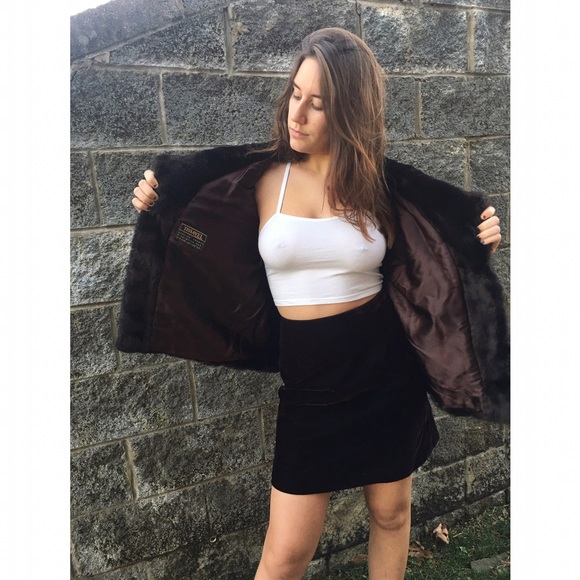 Vintage Faux Fur French Coat - Picture 3 of 4