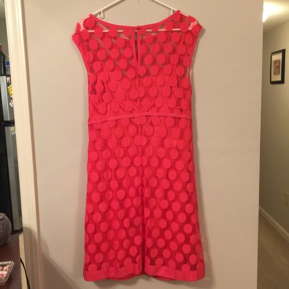 Laundry by Shelli Segal Coral/Pink Dress 12 - Picture 3 of 4