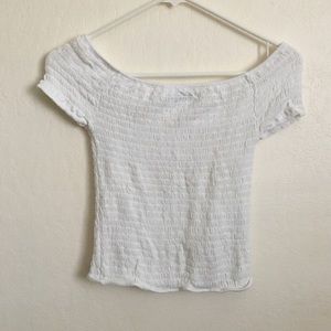 brandy melville off the shoulder top