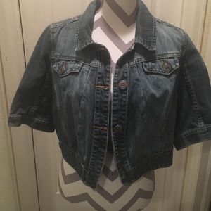 Cropped Jean Jacket by Venezia size 14/16