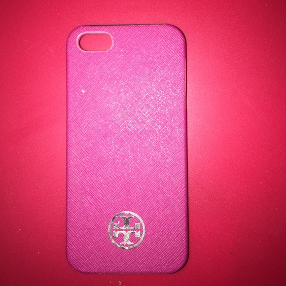 Hot Pink Tory Burch iPhone 5 case
