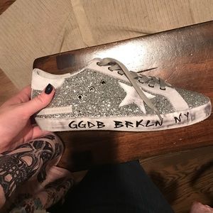 Faux golden goose sneakers