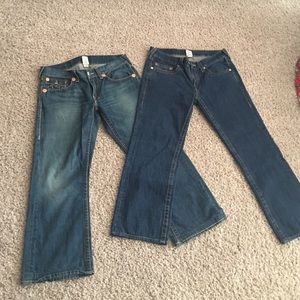2 true religion jeans for 60 (men's)