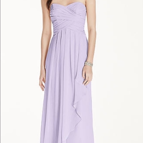 Davids Bridal Petal Chiffon Dress