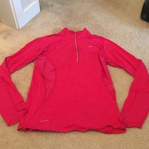 Nike women's dri-fit quarter zip pullover