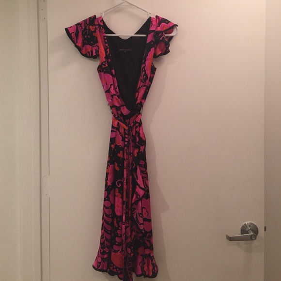 betsey johnson wrap dress