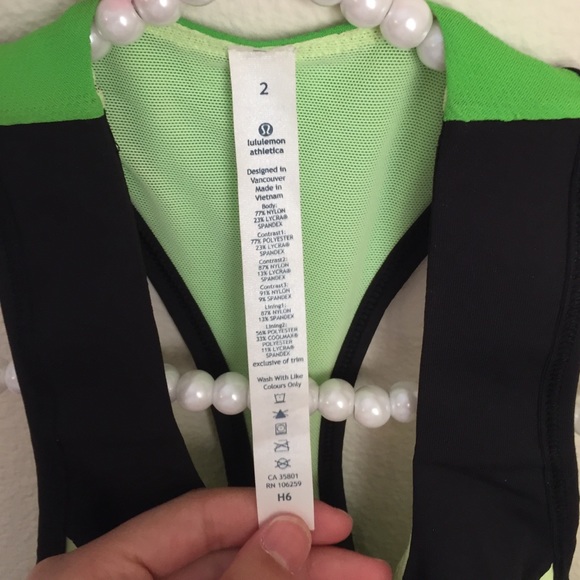 Lululemon Color Block Tank top - Picture 4 of 4