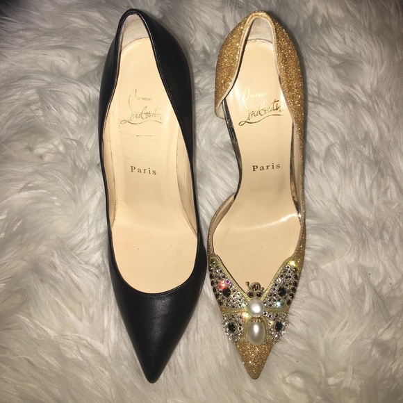 Christian Louboutin Barzas 100 Crystal Butterfly - Picture 6 of 7