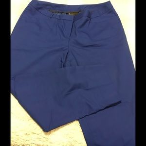 Lane Bryant Royal Blue Ankle Pants Sz 18