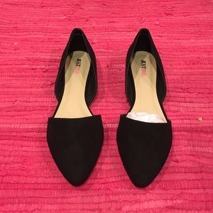 Black JustFab Flats
