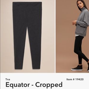 TNA cotton leggings "equator" cropped