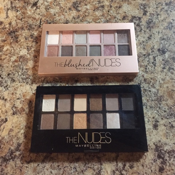 Nudes & Blushed Nudes Maybelline shadow palette