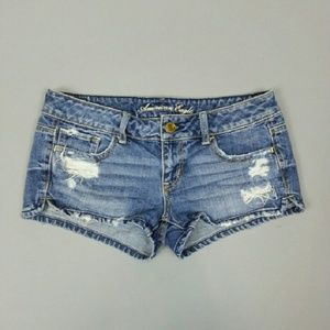American Eagle Size 2 Distressed Jean Shorts
