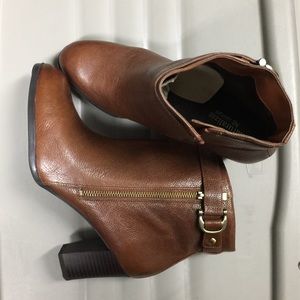 Leather booties -women
