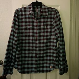 Women's Carhartt button up long sleeve