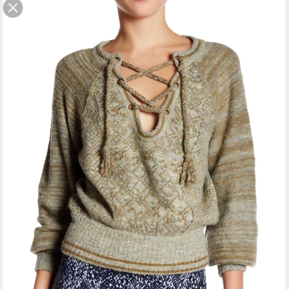 Free People Sweaters - 🎉SOLD🎉Free People Hoops and Hollas Sweater