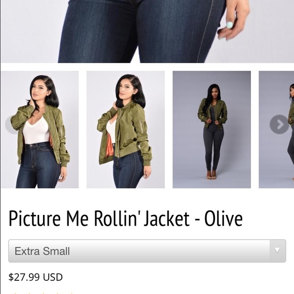 fashion nova "picture me rollin". Bomber jacket