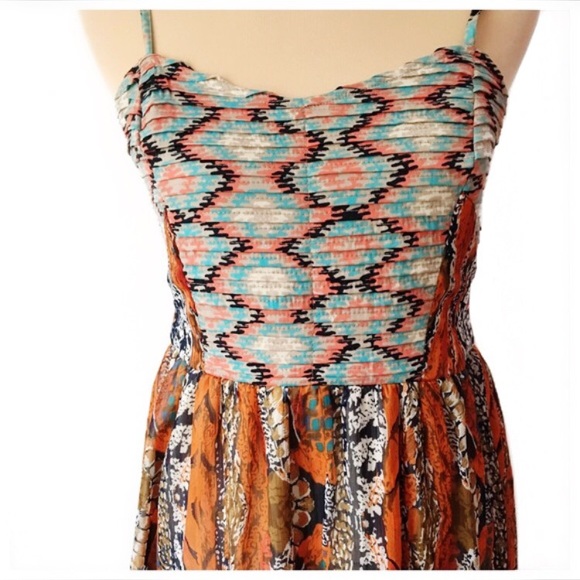 BAND OF GYPSIES tribal print minidress - Picture 3 of 4