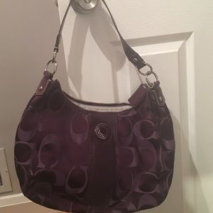 💜 Dark Purple Coach bag