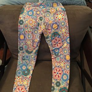 Stained glass OS LuLaRoe leggings
