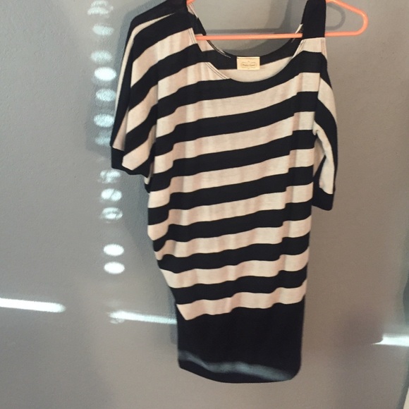 Black and white stripped shirt