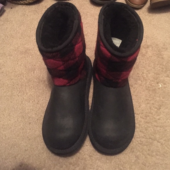 UGG Shoes - Plaid ugg boots kid 4 women's 6