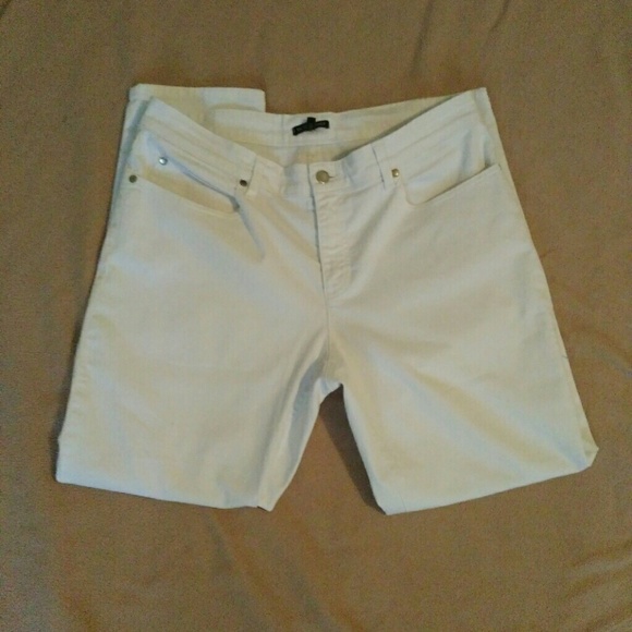 Nwot Eileen Fisher white jeans size 14 FINAL - Picture 2 of 4