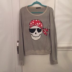 WILDFOX pirate lounge sweatshirt.