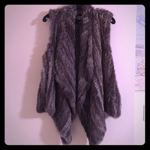 Beautiful and Chic 100% Rabbit fur vest