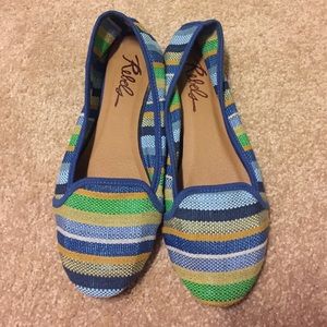 Multi-toned Blue Flats