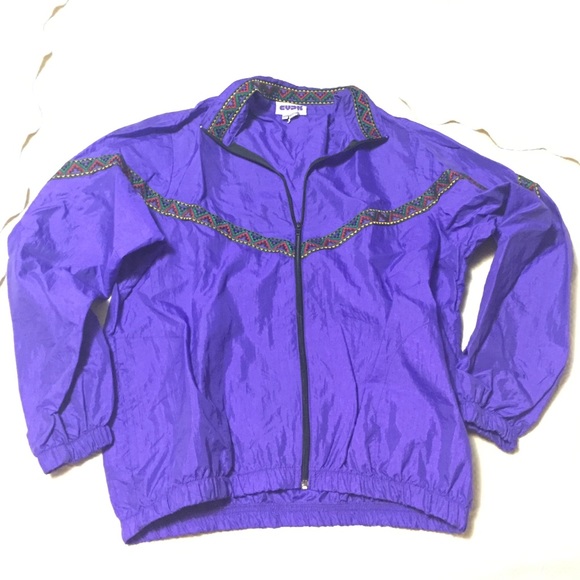 Vintage Purple Windbreaker