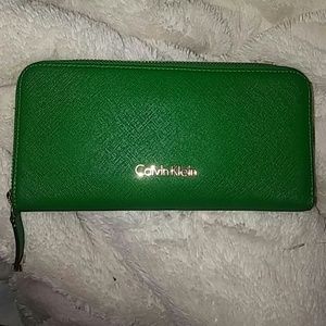 Kelly Green Calvin Klein Wallet