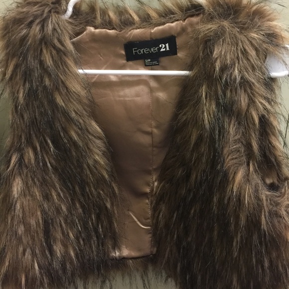 Feather Fur Vest