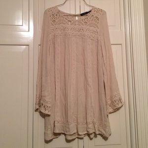 Long sleeve lacy dress